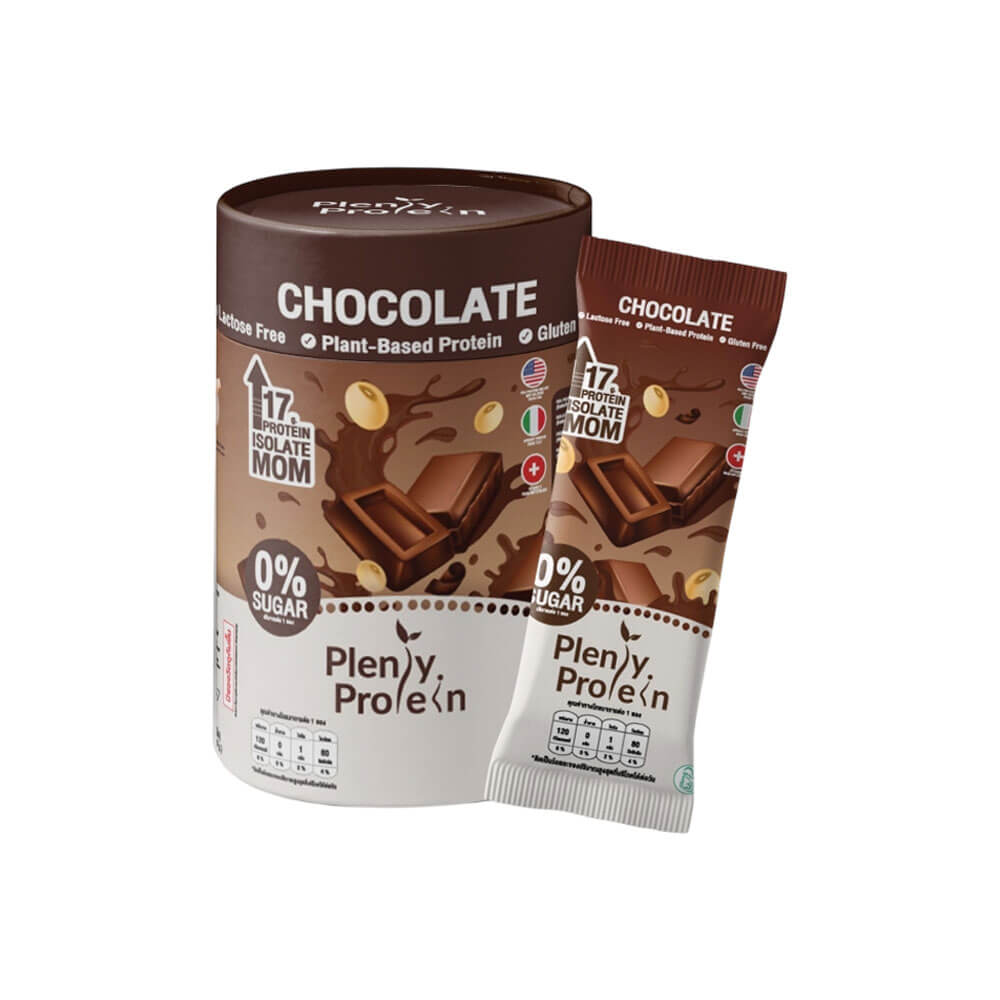 ผลิตภัณฑ์เสริมอาหารสำหรับแม่ PLENTITUDE PLENTY PROTEIN รสช็อกโกแลต 450 กรัม_0